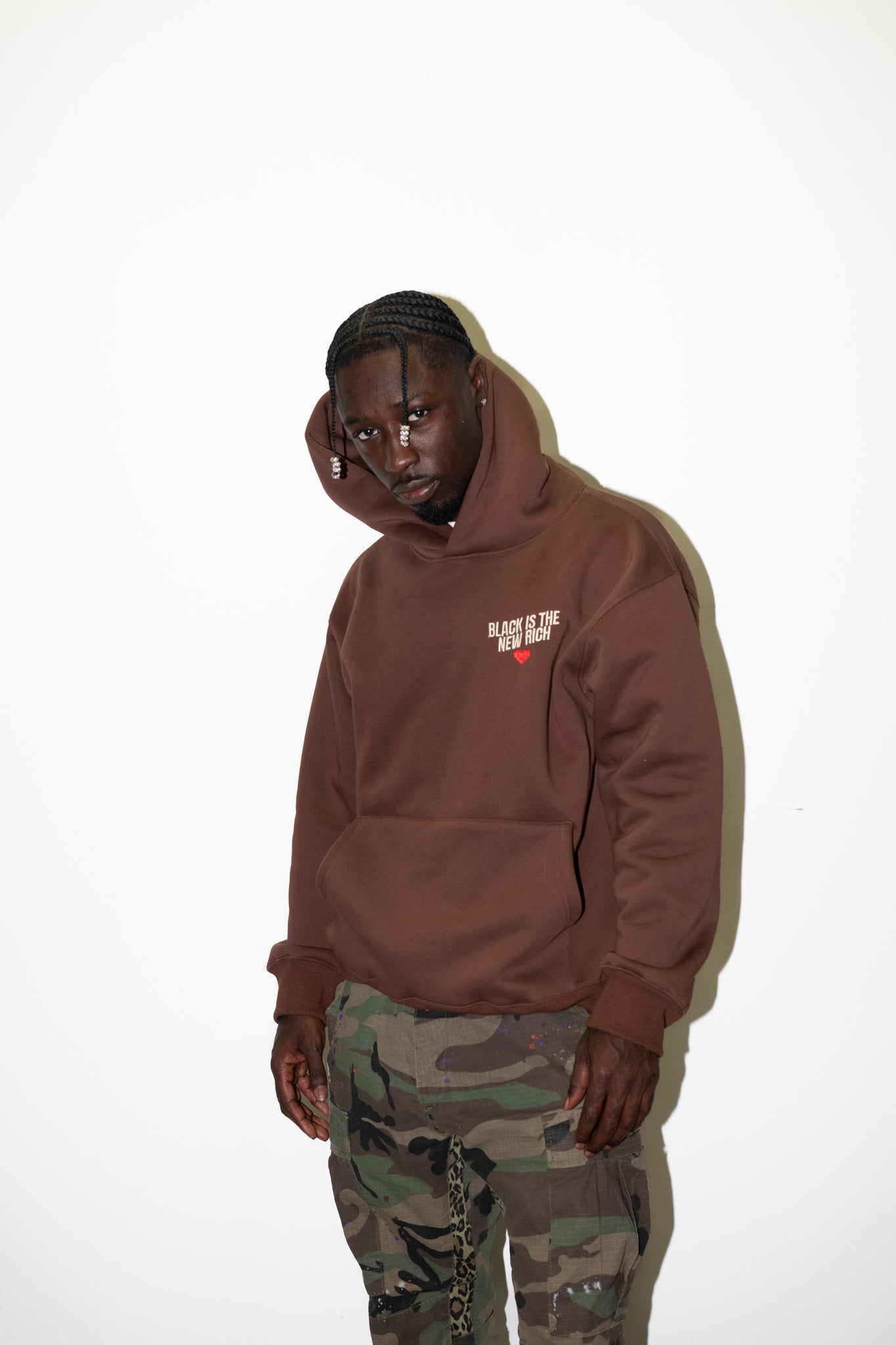 High Frequency Threads Hoodie - Chocolate